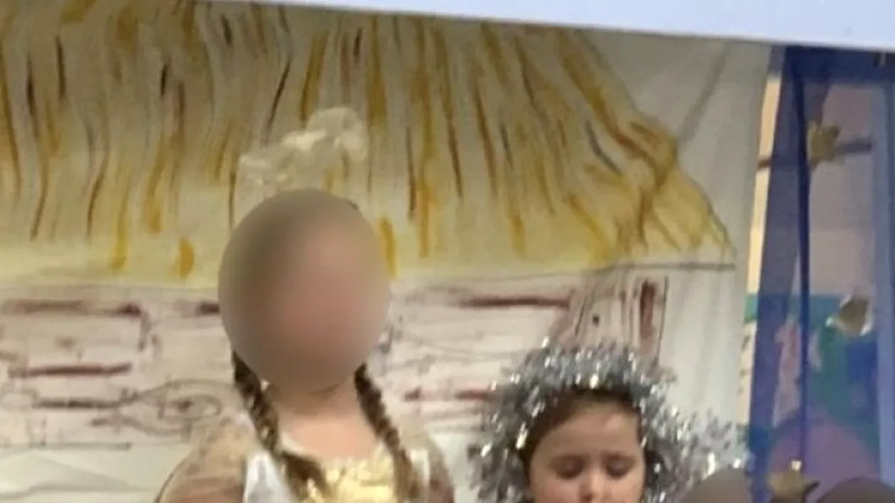 O fetiță de 5 ani, gest surprinzător la serbarea de sfârșit de an. Juca rolul unui înger și...