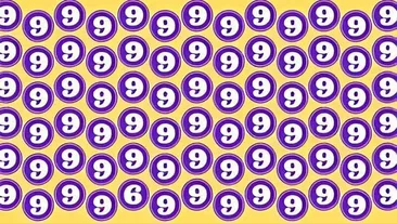 Test de logică | Nu toate cifrele din această imagine sunt 9. Găsiți intrusul!