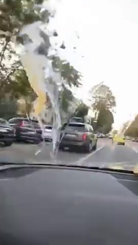 Stila Sarafu a aruncat cu ouă în mașina patroanei hotelului din Mamaia