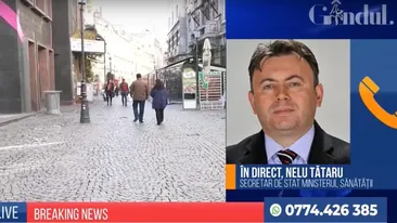Nelu Tătaru, secretar de stat în Ministerul Sănătății, măsuri pentru prevenirea transmiterii accelerate a noului coronavirus.