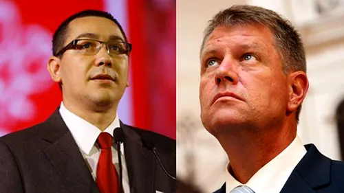 Runda a doua in meciul pentru Cotroceni! Victor Ponta si Klaus Iohannis, din nou fata in fata