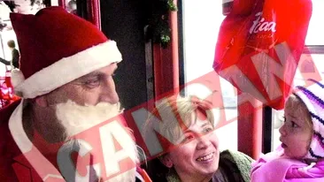Mos Craciun si-a luat tramvai