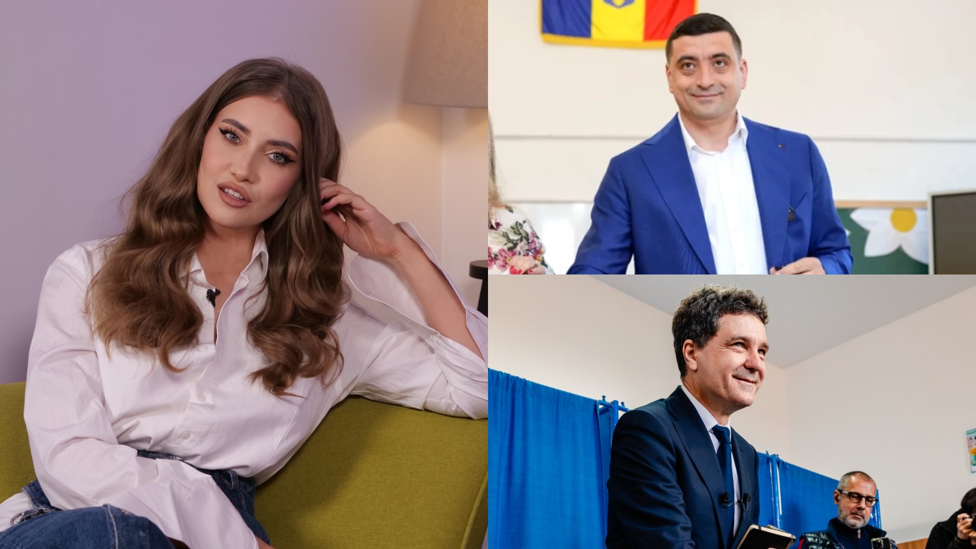 George Simion și Nicușor Dan, sub lupa Iuliei Albu! Le-a analizat costumele, dar și soțiile: „Mult mai reușit față de cel al adversarului său”