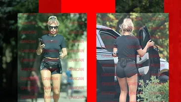 Corina Bud arată trăsnet la 43 de ani și este lipsită de orice inhibiții. CANCAN.RO a surprins-o pe artistă în ipostaze total neașteptate. A blocat circulația în București