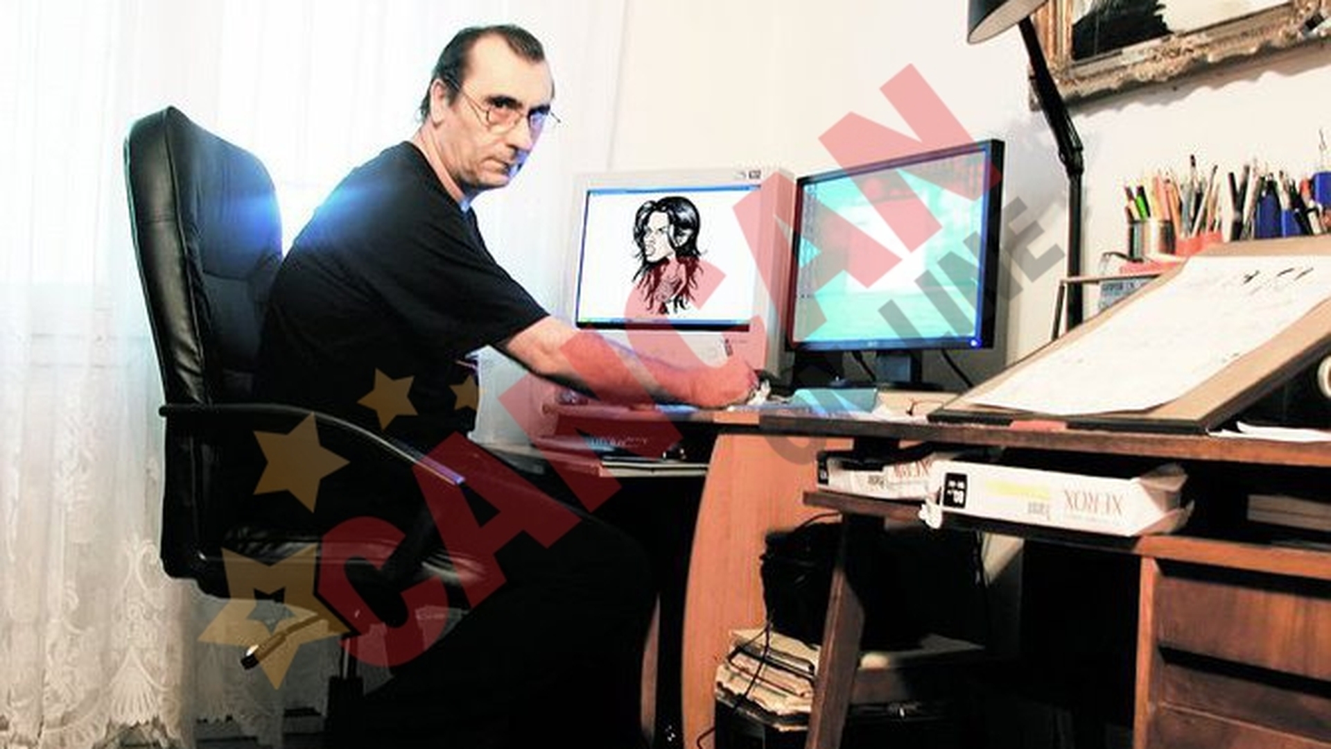 I-a furat caricaturile