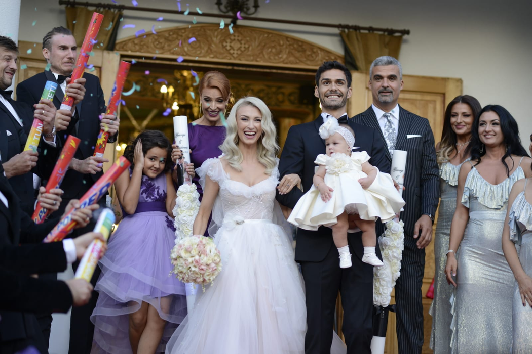 Nunta Andreei Bălan cu George Burcea a fost un eveniment major în showbiz