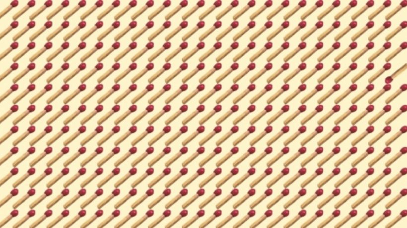 Test IQ pentru genii | Doar cei cu o minte sclipitoare descoperă bățul de chibrit diferit din imagine