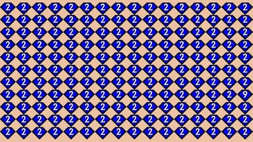 Test de logică | Găsiți numărul 9 în această poză, în maximum 32 de secunde!