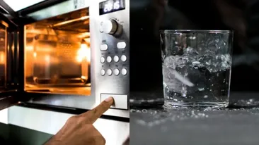 Trucul neștiut. De ce e bine, de fapt, să pui un pahar cu apă în cuptorul cu microunde