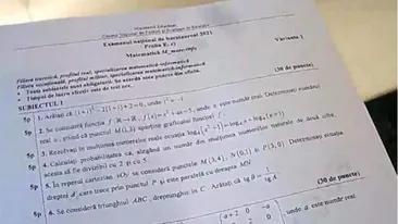 BAC 2023 | Rezolvarea și baremul de corectare ale subiectelor la matematică de la Bacalaureat