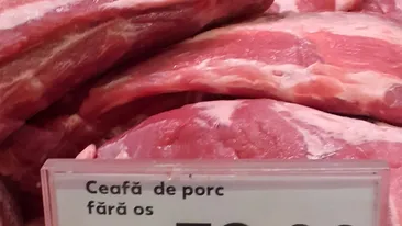 Prețuri de sărbători! Câți lei au ajuns 1 kilogram de ceafă și 1 kg de mușchiuleț de porc, acum, în București