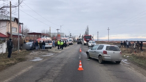 Accident grav la intrare Ciorani dinspre Albești! Un copil de doi ani este în stare gravă