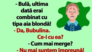 BANC | Bulă e trist: "Mi-a interzis doctorul s-o mai fac cu Bubulina!"