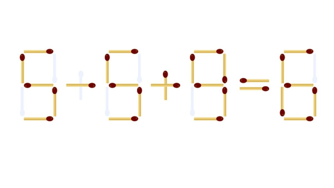 Test de inteligență | Corectați 5-5+9=6, eliminând un singur chibrit!