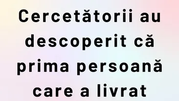 Bancul sfârșitului de săptămână | Prima persoană care a livrat mâncare