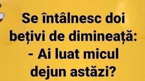 BANCUL ZILEI | Ce fac bețivii dimineața