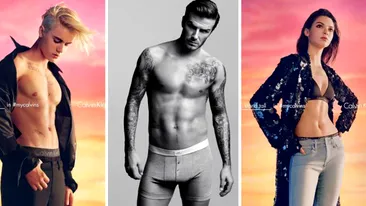 Justin Bieber, Kendall Jenner si David Beckham stralucesc in lenjerie intima