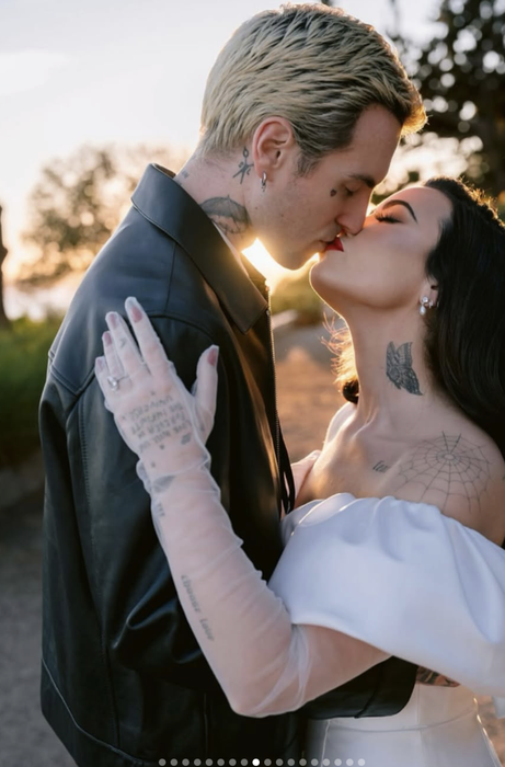 Demi Lovato și Jutes s-au căsătorit! Primele imagini cu artista în rochie de mireasă