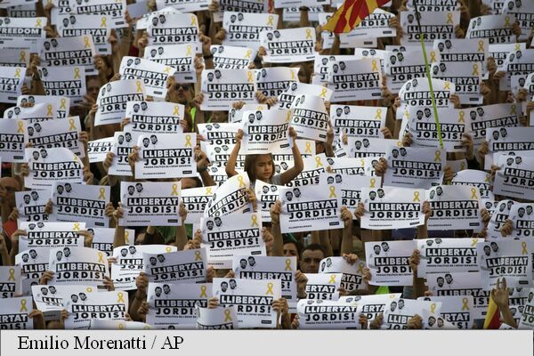 Protest de proporţii la Barcelona! Peste jumătate de milion de oameni au ieşit în stradă