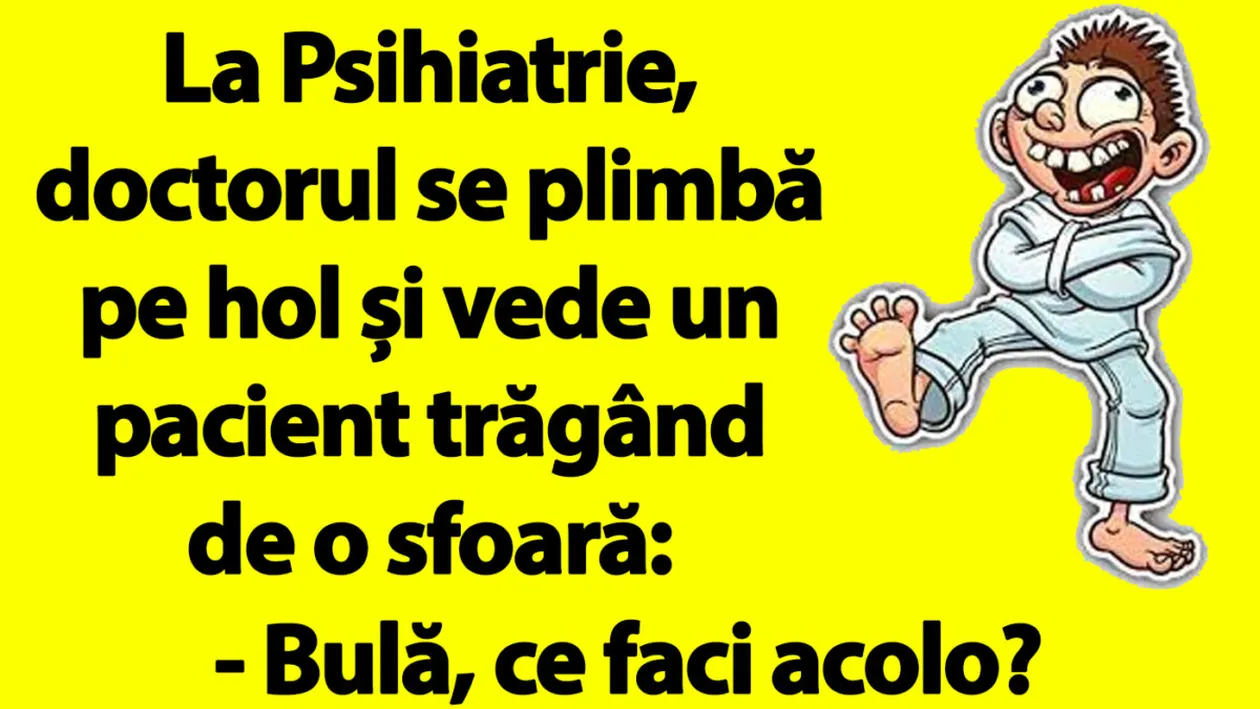 BANC | Bulă, la Psihiatrie
