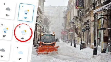 Câte zile ninge în decembrie, ianuarie și februarie, în București. Prognoza meteorologilor EaseWeather pentru această iarnă
