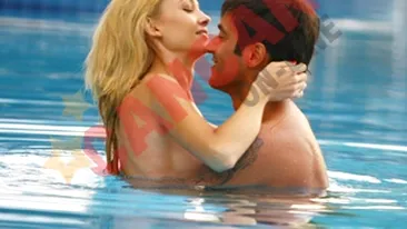 Radu Valcan si Madalina Draghici, sex in piscina, la Bodrum