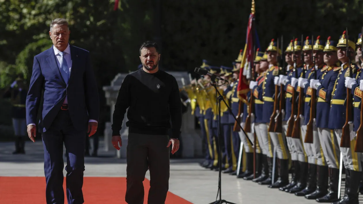 Vizită istorică la București. Volodimir Zelenski, primit de Klaus Iohannis la Palatul Cotroceni. Președinții Ucrainei și României au semnat un Parteneriat Strategic