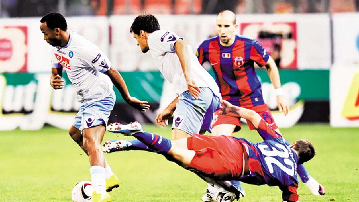 Noaptea fierei! Steaua a Euro Napoli: 3 - 3