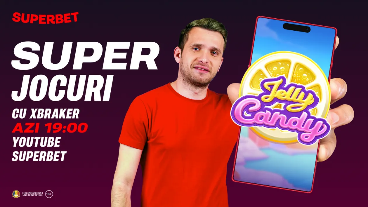 (P) Ce faci de la ora 19:00? Hai pe YouTube Superbet, în live-ul dedicat SuperJocurilor de casino