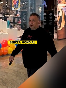 Bercea Mondial a intrat la cumpărături în mall. Foto: CANCAN.RO