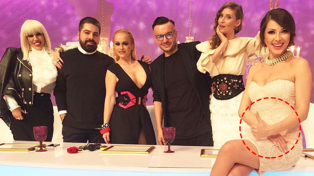 ILINCĂI VANDICI i se cunoştea burtica de gravidă şi când prezenta emisiunea „Bravo, ai stil“! Iată imaginile