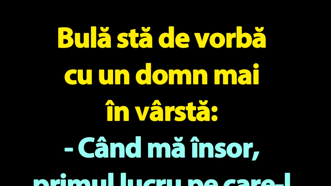 BANC | Bulă stă de vorbă cu un domn mai în vârstă