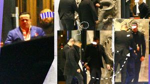 Adi Minune a “aliniat” bodyguarzii în fața clubului, ca în filmele cu mafioți