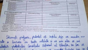 O elevă a luat nota 1 la Simulare la Bacalaurat 2019. Incredibil ce a scris pe foaie: "Stimați profesori, probabil ați înțeles deja că.."