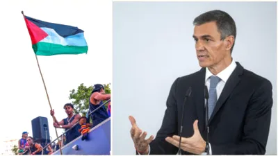 Pedro Sanchez sare în apărarea lui Lamine Yamal după reacția furioasă a Israelului la gestul fotbalistului cu steagul Palestinei