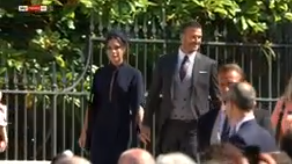 David Beckham a mestecat gumă în biserică, la nunta regală 2018 | VIDEO&FOTO