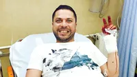 Augustin Viziru suferă şi azi după ce şi-a tăiat mâna la „Fermă“. Nu-şi simte degetele, iar medicii l-au avertizat că…