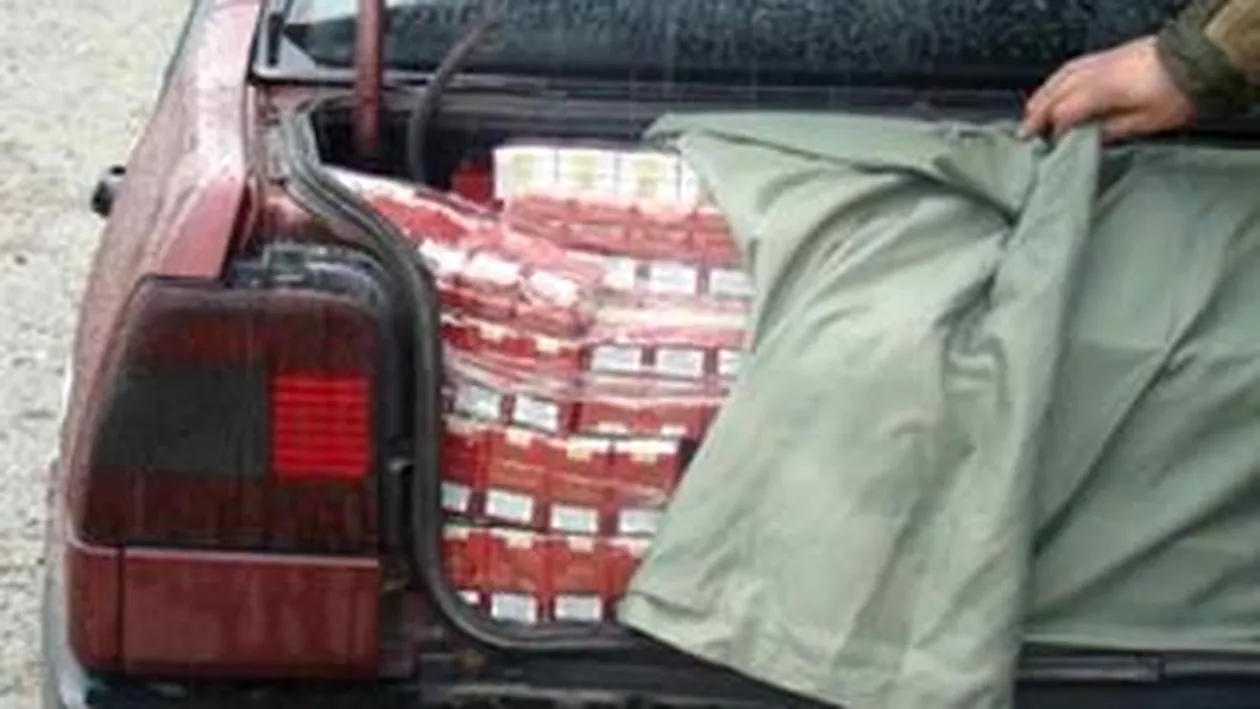 Patru contrabandisti au fost prinsi cu 400 de cartuse de tigari la Drobeta-Turnu Severin