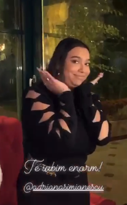 Adriana Simionescu, fiica lui Adrian Minune,a primit un superb cadou muzical
