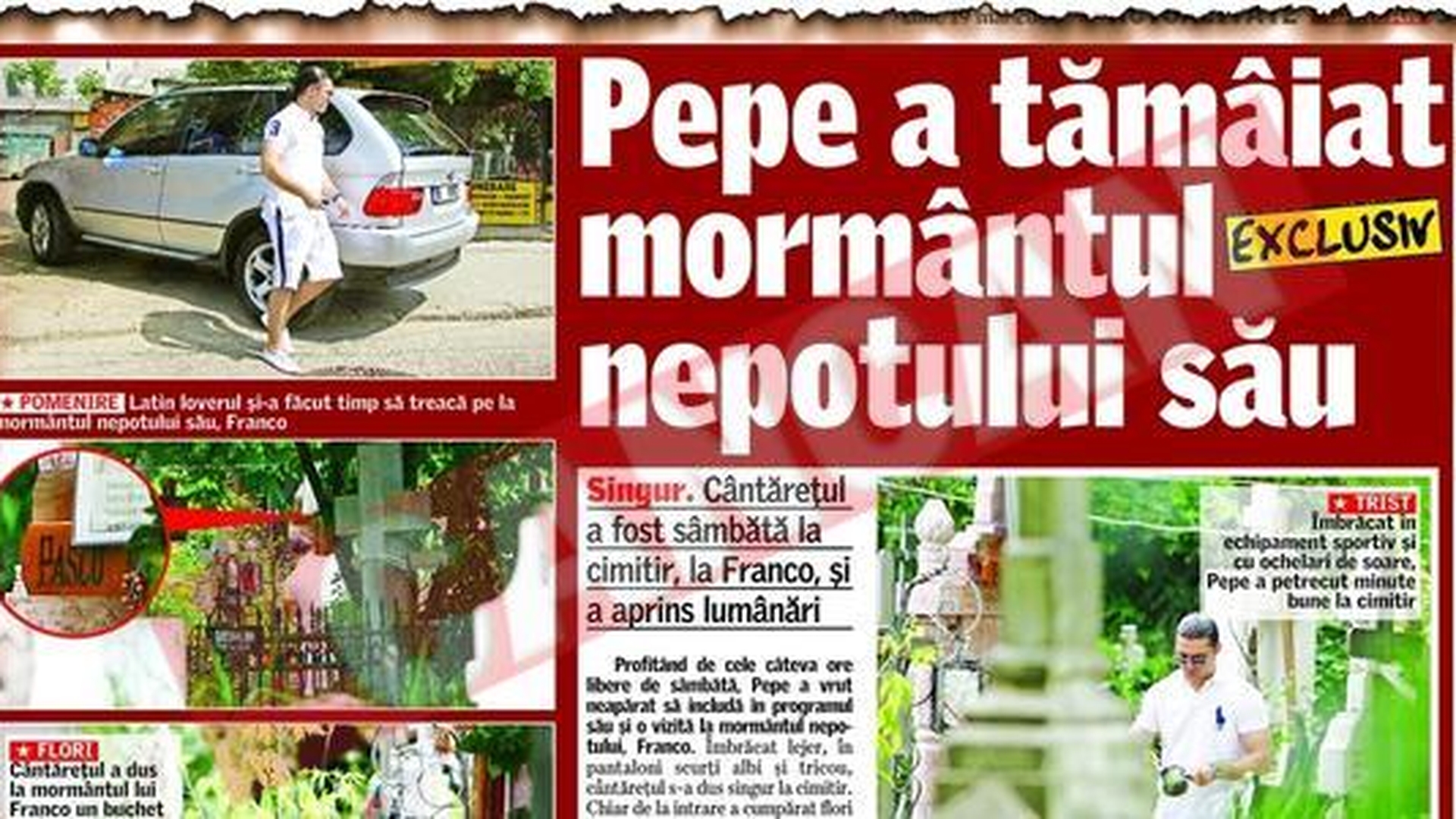 Pepe a dat de pomana pentru Ameo