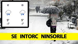 E oficial, se întoarce iarna în România. Orașele în care ninge săptămâna viitoare, potrivit meteorologilor Accuweather