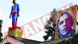L-a pus pe casa pe Obama Superman