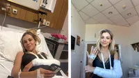 Andreea Ibacka, primele declarații de pe patul de spital după accidentul suferit: ”Am zburat de pe motor la câțiva metri de la impact”