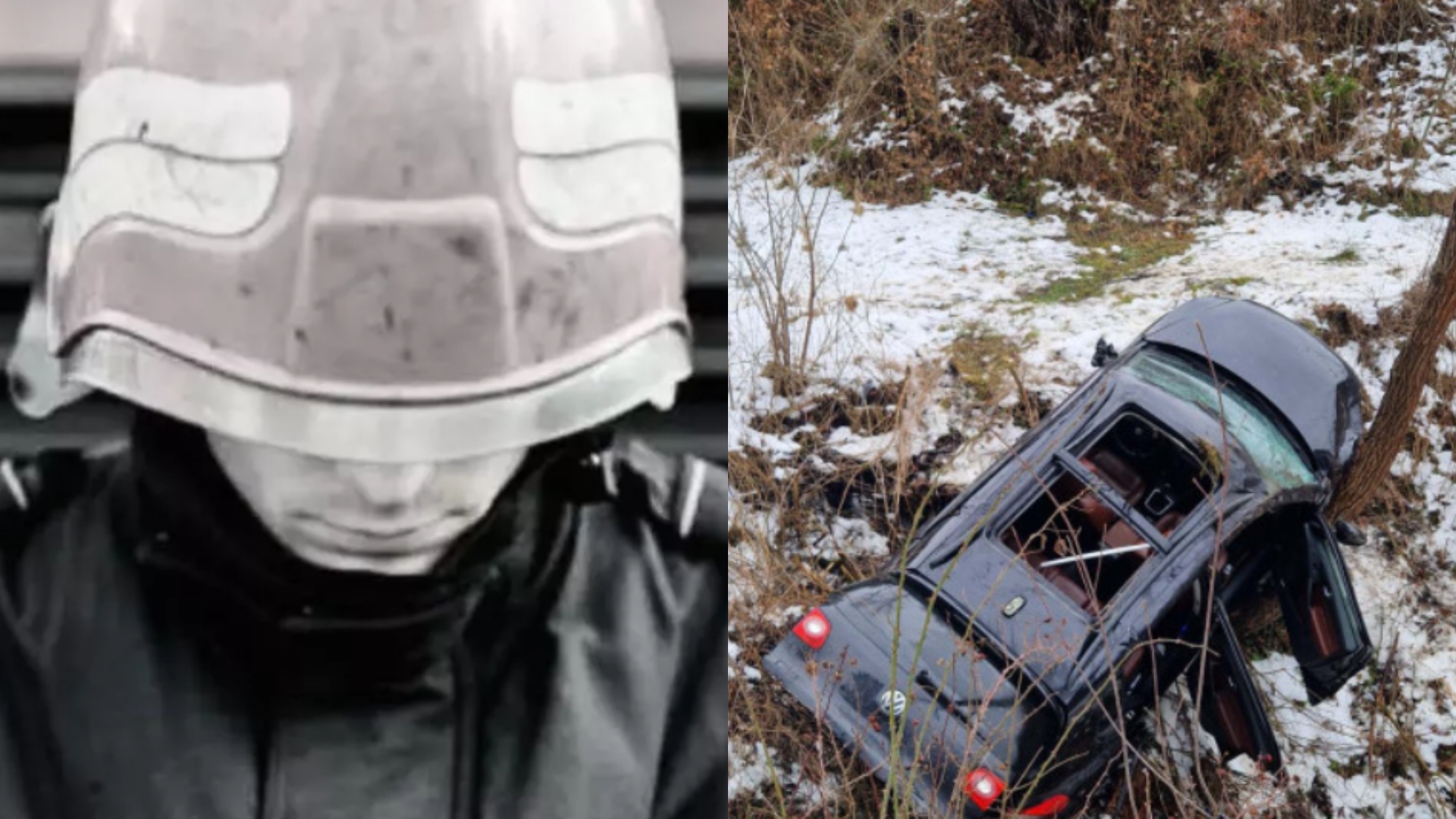 Cea mai grea intervenție din viața unui pompier din Brașov. Chemat la accidentul unde fiica lui s-a stins