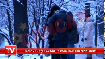 Ianis Zicu si Lavinia, ex-Spicy, romantici prin ninsoare