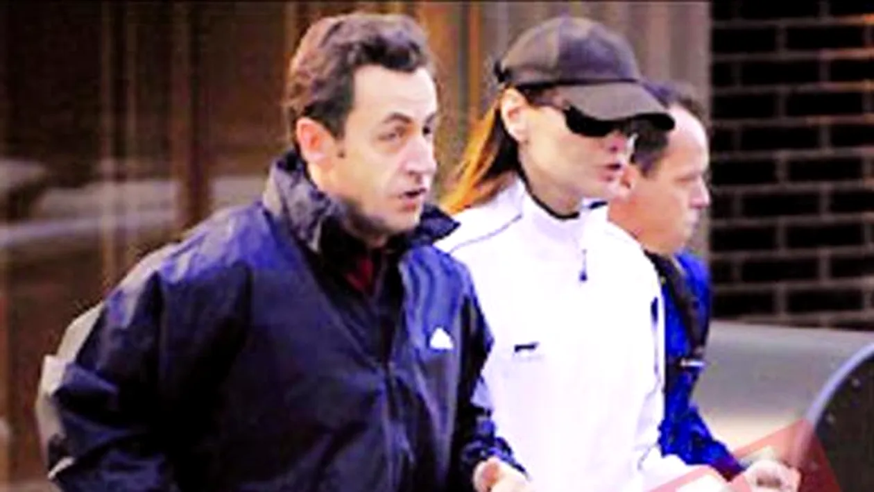 Carla si Sarkozy fac jogging la New York
