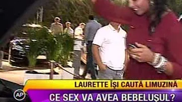 Laurette a hotarat cum o va chema pe fetita ei! A testat cateva limuzine pentru micuta!
