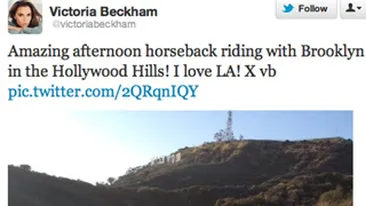 Ia uite cum se relaxeaza mamica Victoria Beckham! S-a dus la calarie cu fiul ei