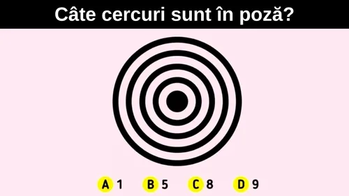 Test IQ | Numai geniile adevărate văd câte cercuri sunt în această poză, în doar 5 secunde!