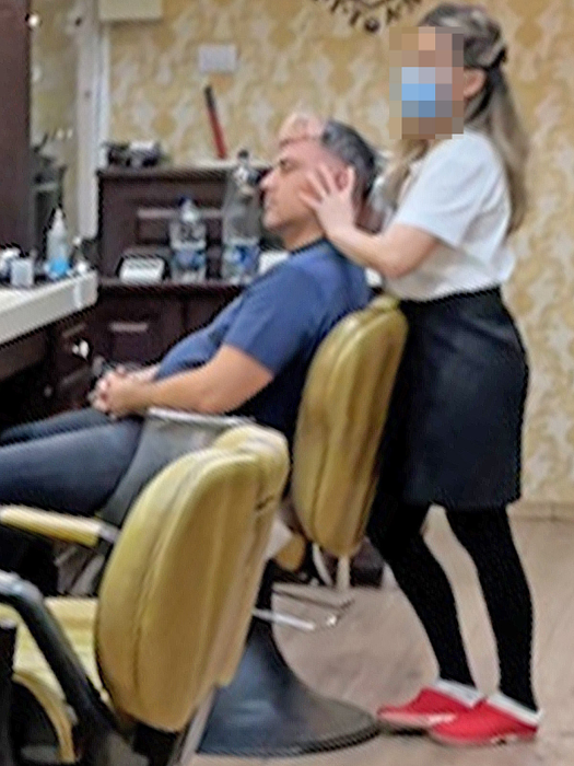 Designerul a avut parte de un moment de răsfăț total